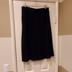 Misook black pleated skirt. Size XL.